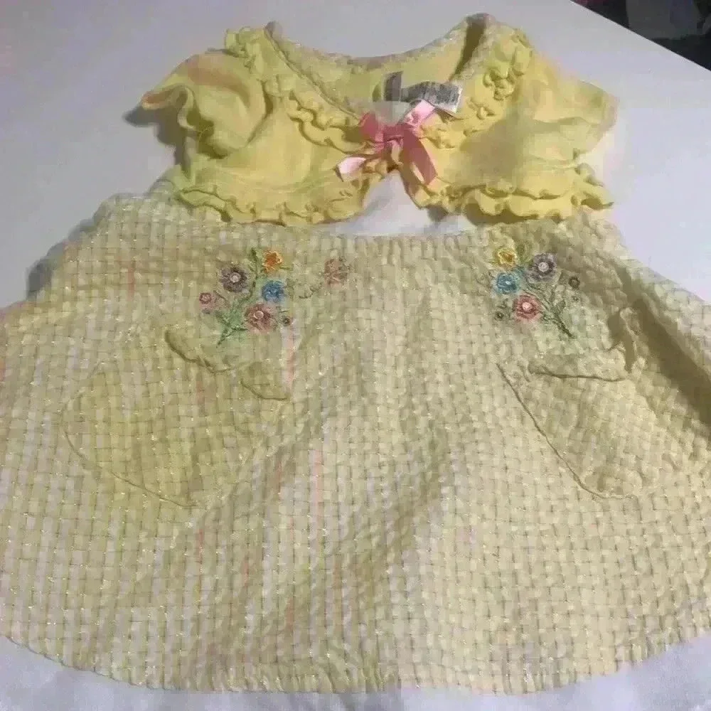 Youngland yellow dress 24 months